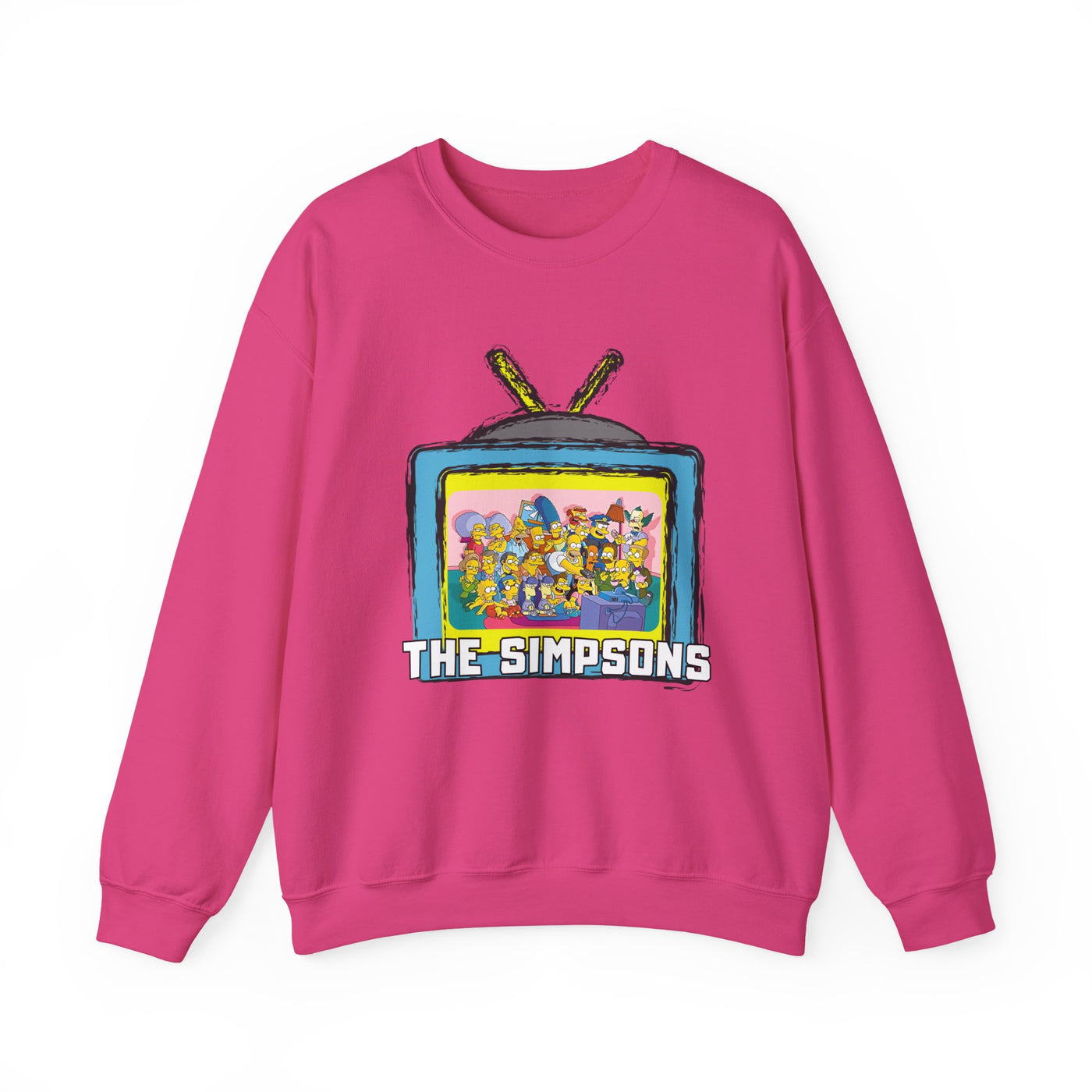 The Simpsons Unisex Heavy Cotton Sweatshirt