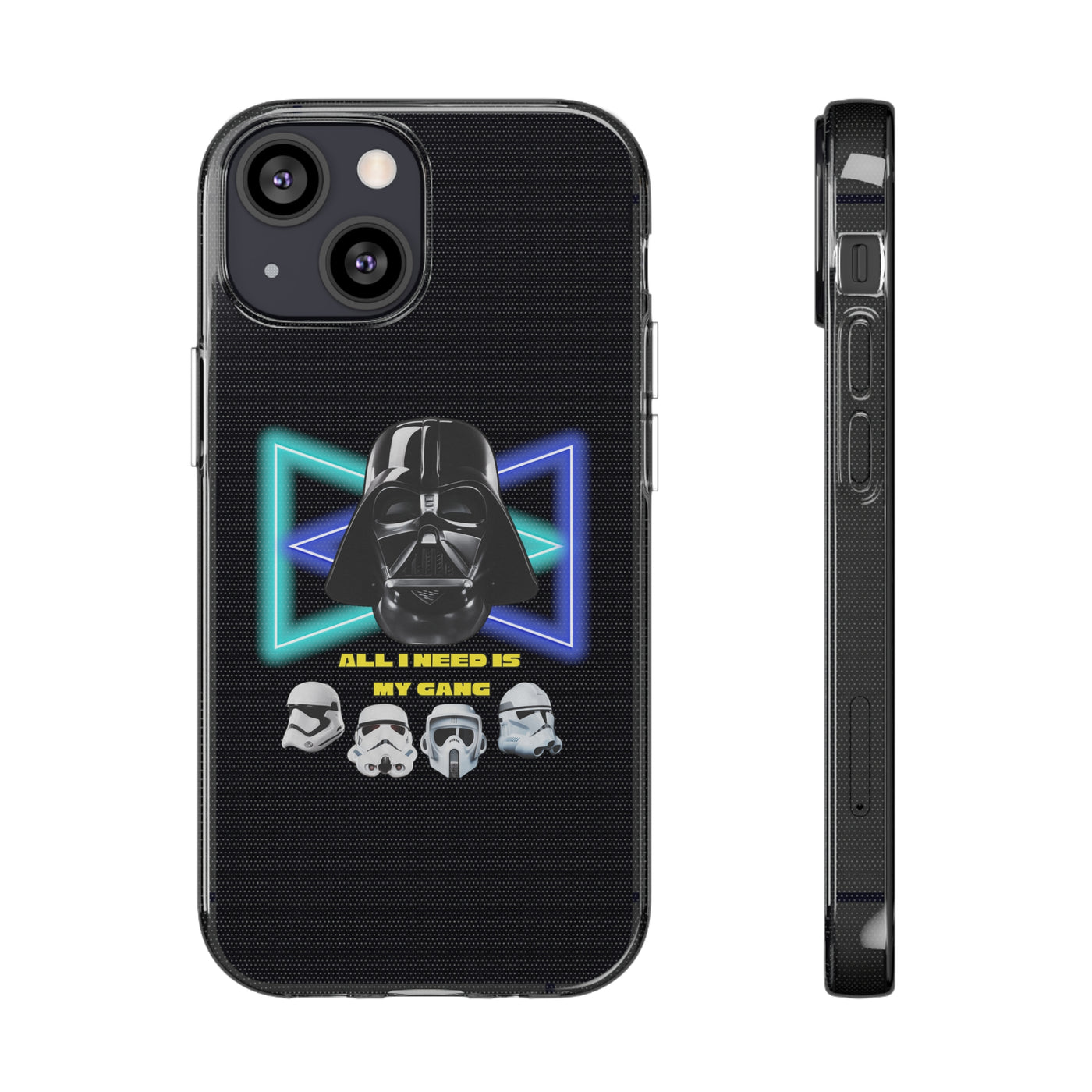 Handyhülle Darth Vader Phone Case, Star Wars Clear Silicone Phone Cover,  All I Need Is My Gang