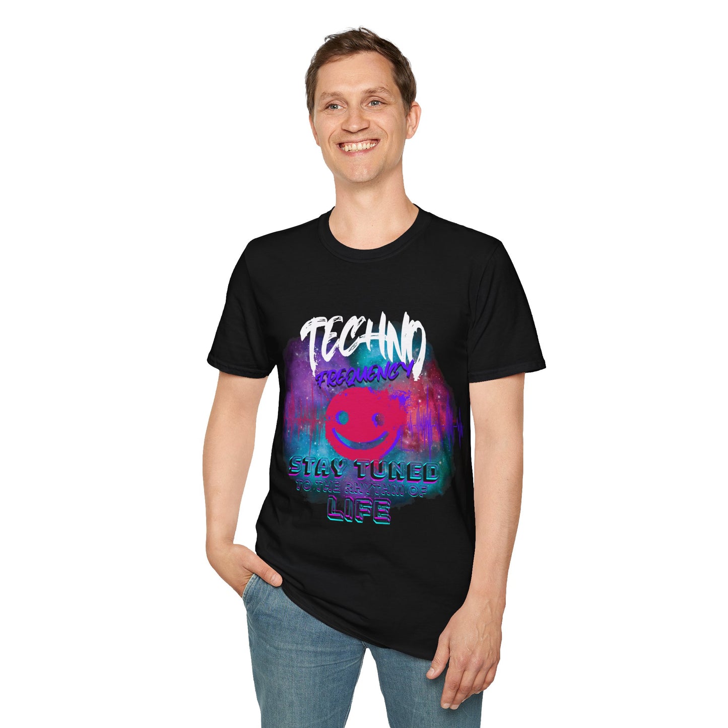 Techno Vibe Unisex T-Shirt | Stay Tuned to the Rhythum of Life