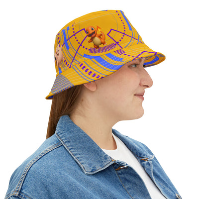 Colorful Pokemon Bucket Hat for Kids & Adults, Perfect for Summer Festivals