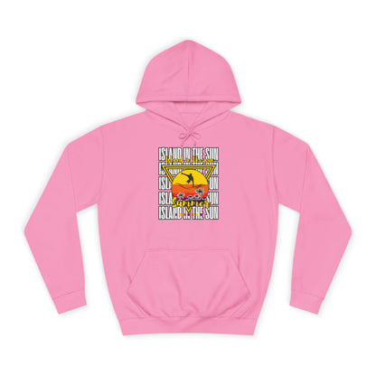 Vibrant College Spirit Hoodie, Unisex College Hoodie