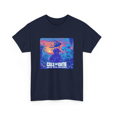 Retro Call of Cutie Unisex Oversized Boxy Tee - Chill Vibes for Game Lovers