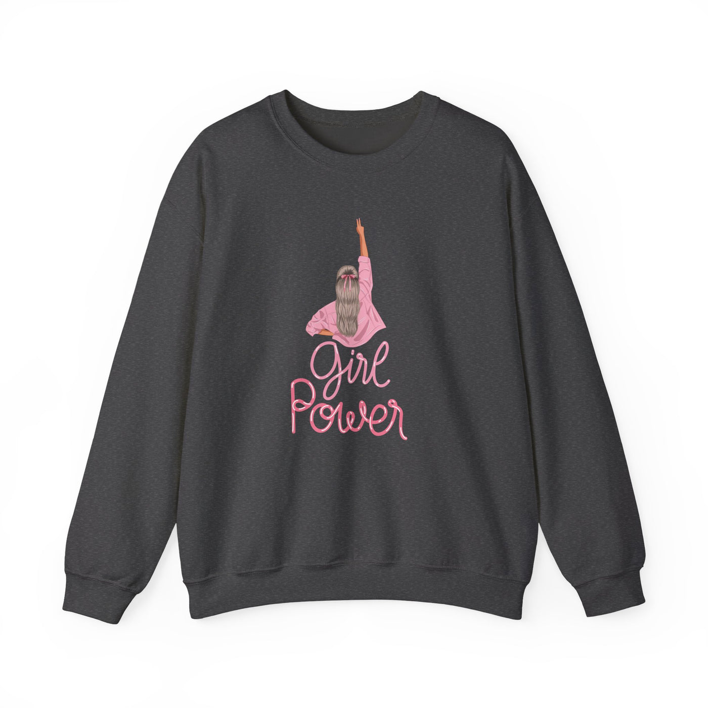 Girl Power Unisex Crewneck Sweatshirt,