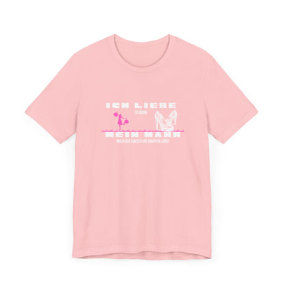 I Love My Husband "Shopping" Unisex Jersey Short Sleeve Tee