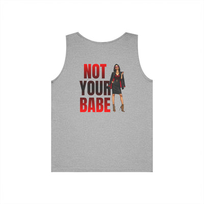 Chic & Not Your Babe Graphic Tank Top