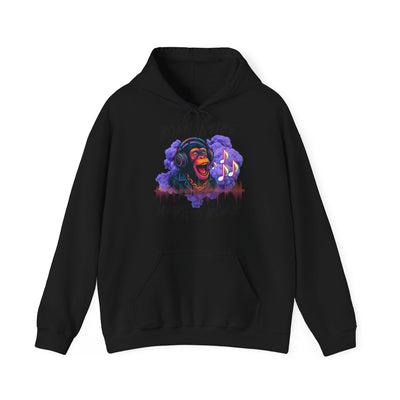 Born to Vibe Unisex Heavy Blend™ Hooded Sweatshirt - Made to Roar Monkey - Monkey 