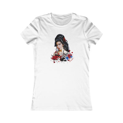 Amy Winehouse Bold Floral Art Women's Shirt