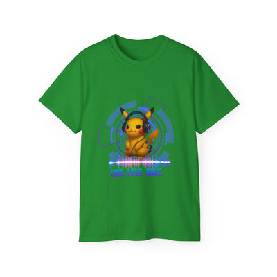 Rave T-Shirt, Fun Music Shirt, Live Love Rave - Techno - Pokemon