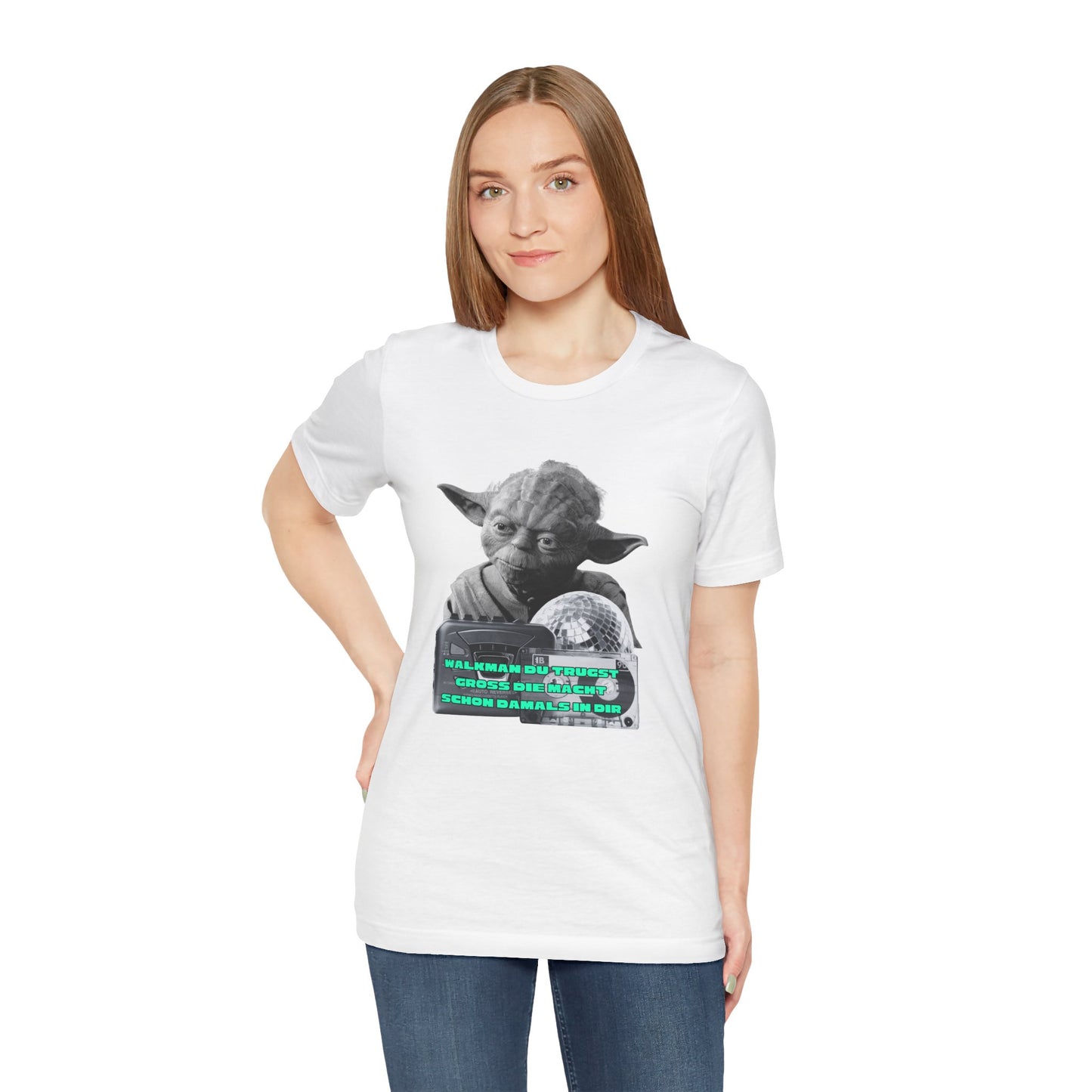Funny Yoda Quote Unisex Tee - Walkman du kennst - erfahren du bist starwars