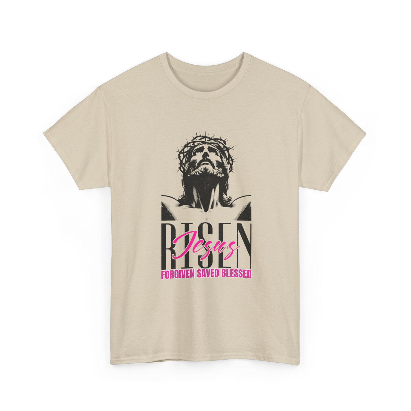 Jesus "Risen" Faith-Based Christian T-Shirt