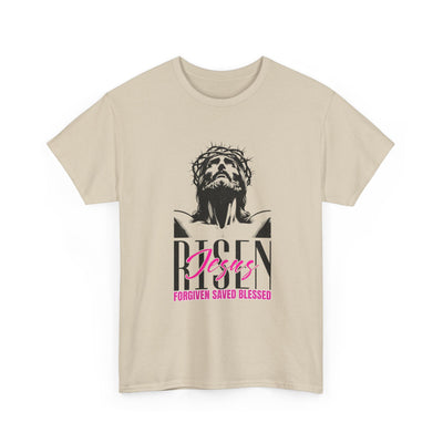 Jesus "Risen" Faith-Based Christian T-Shirt