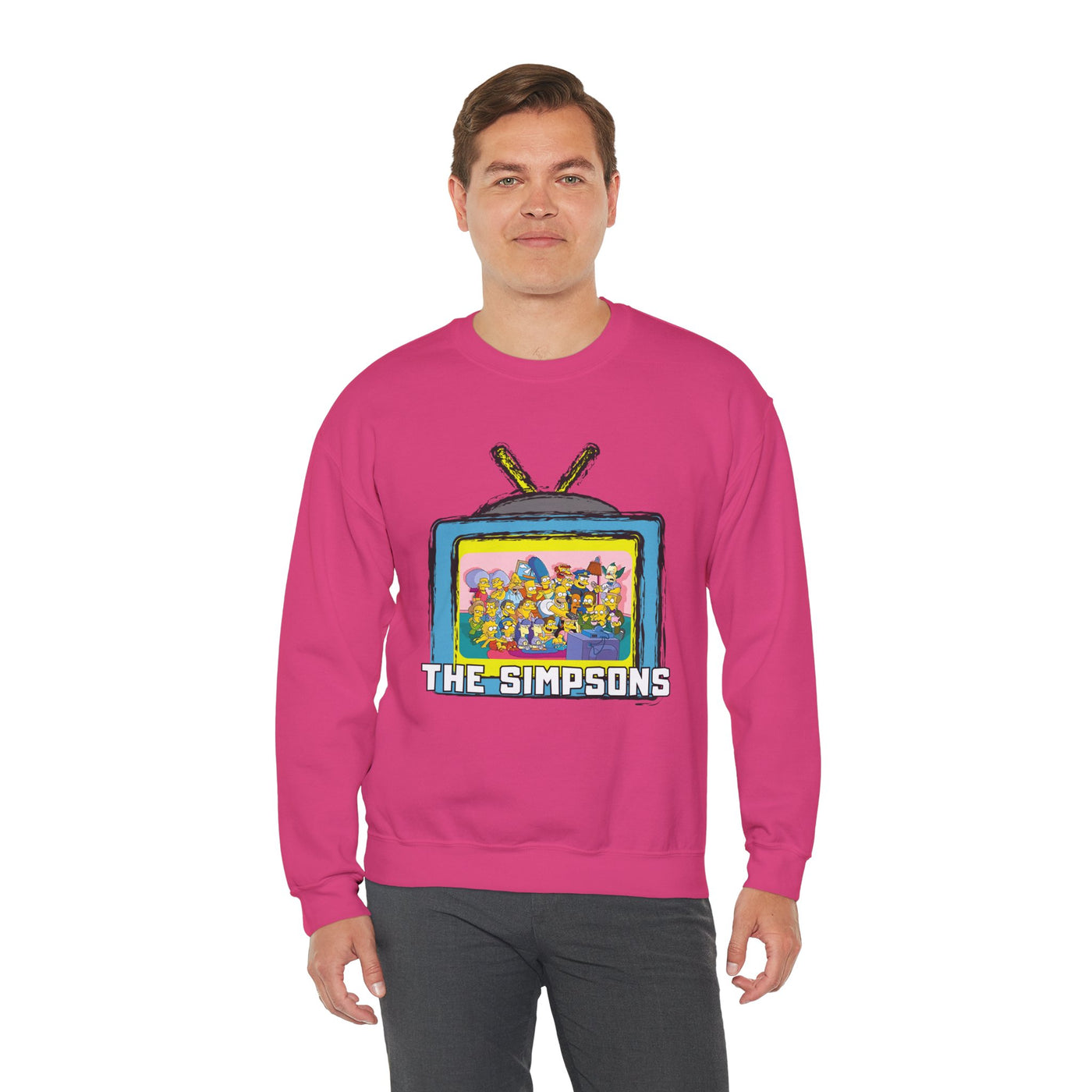 The Simpsons Unisex Heavy Cotton Sweatshirt