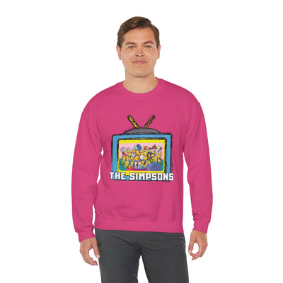 The Simpsons Unisex Heavy Cotton Sweatshirt