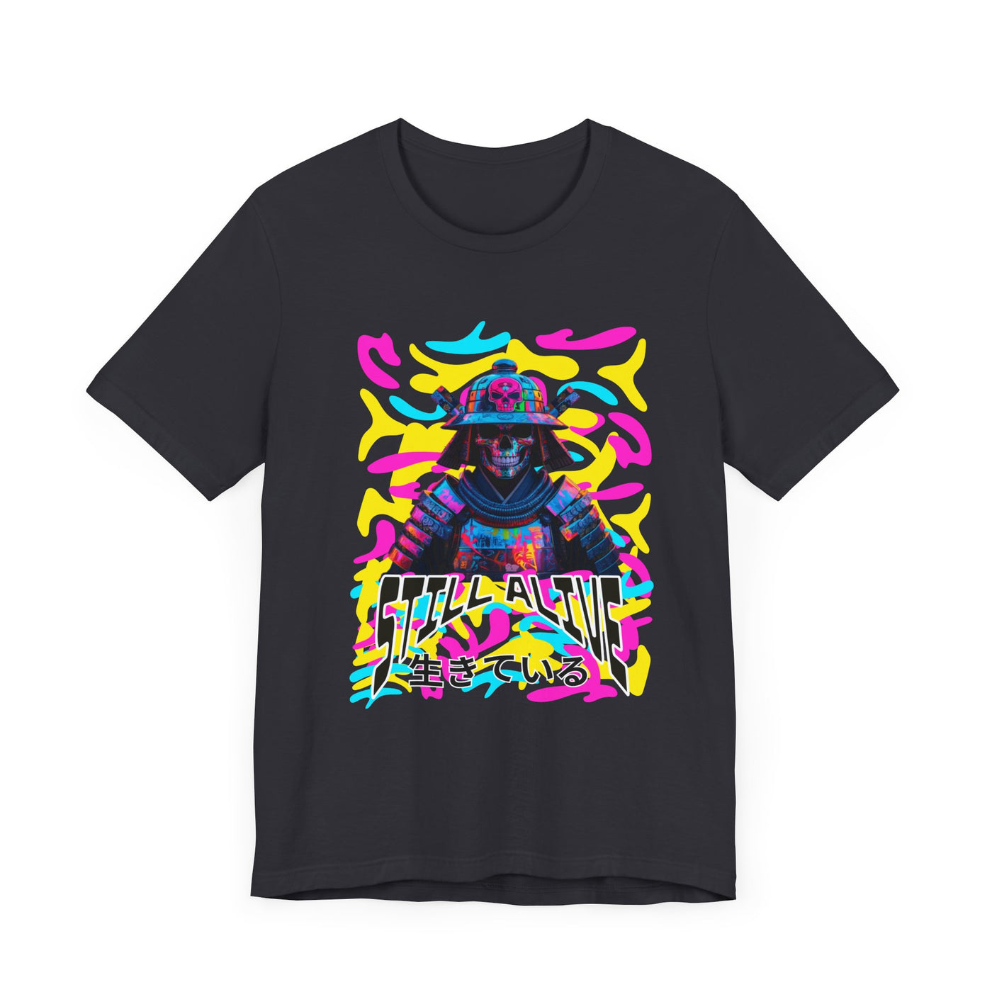 Samurai Still alive Shirt - mit Japanischer Schrift