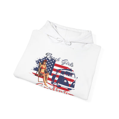 Beach Girls Surfing USA Hoodie