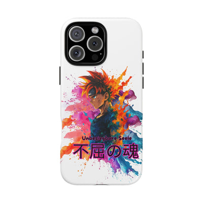 "unbesiegbare Seele" Tough Cases - Colorful Anime Phone Case Handyhülle