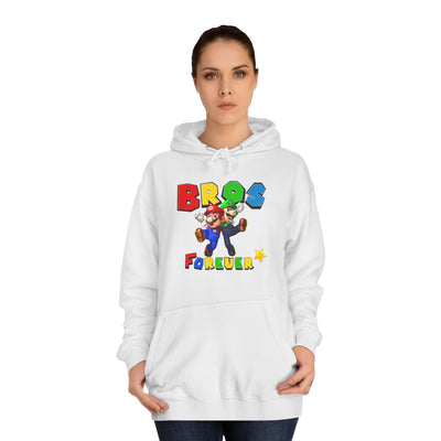 Super Bros College Hoodie, Unisex Gaming Hoodie
