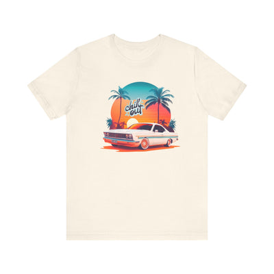 Chill Out Retro Car Tee - Unisex Jersey Short Sleeve Shirt