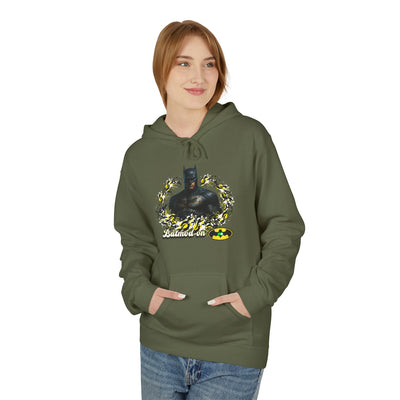 Batman-Inspired Unisex Fleece Hoodie, "Batmod on"