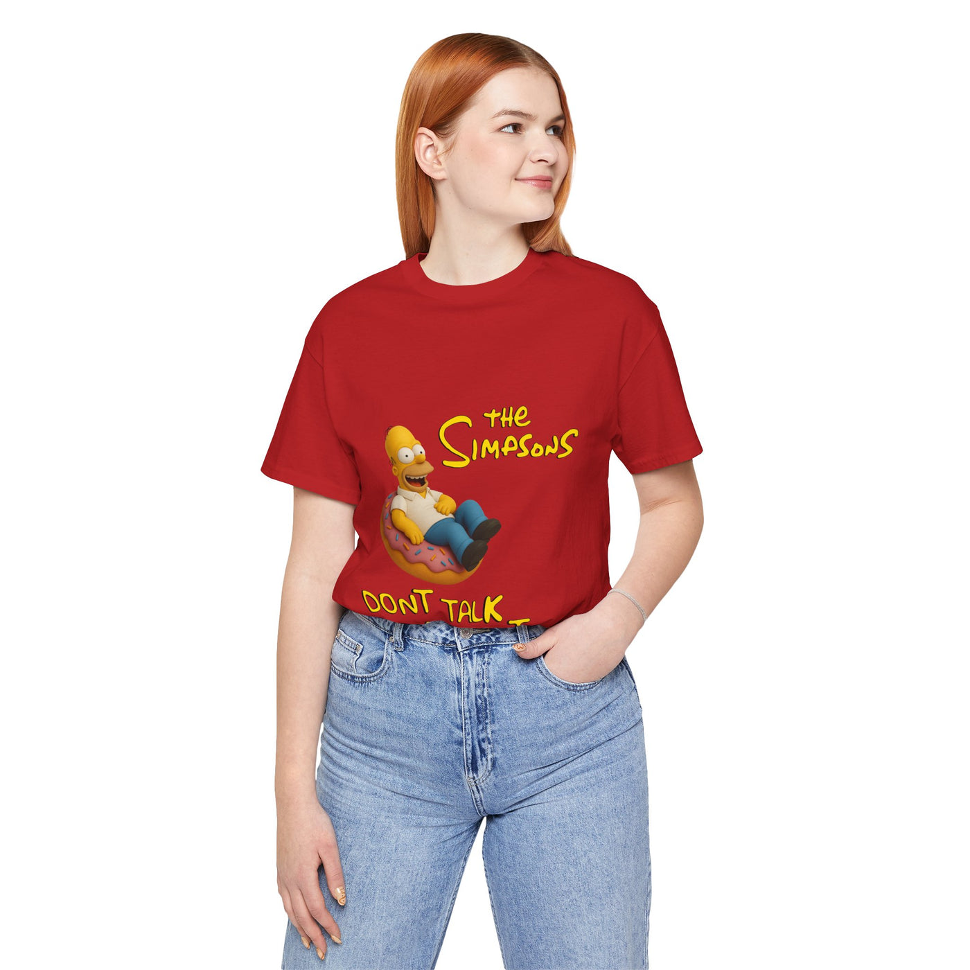 The Simpsons Donut Lover Tee - Funny Graphic T-Shirt -unisex