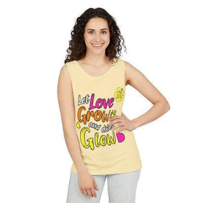 Tank Let Love Grow ... , Motivational Workout Shirt