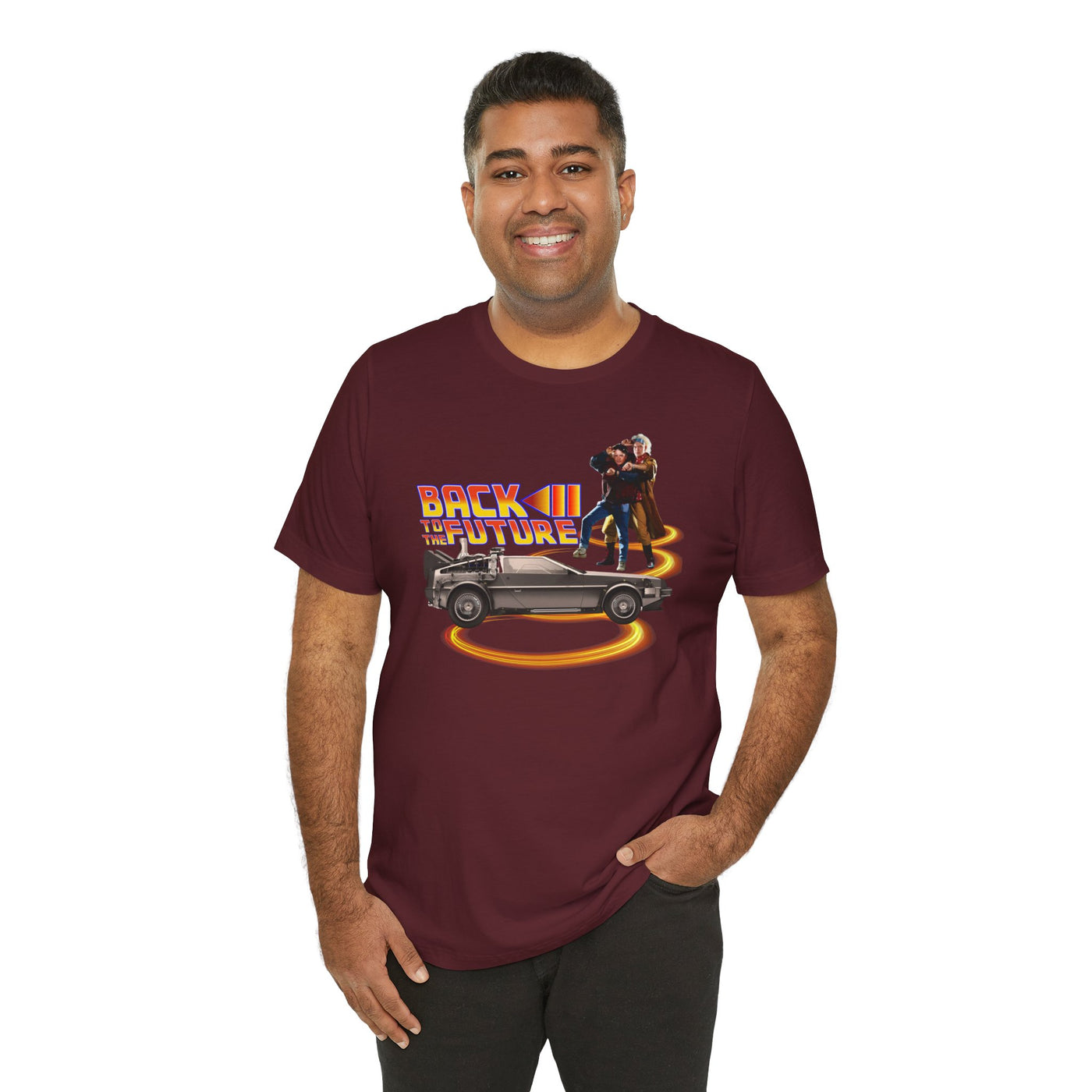 Retro Back to the Future Tee - Unisex Short Sleeve Shirt