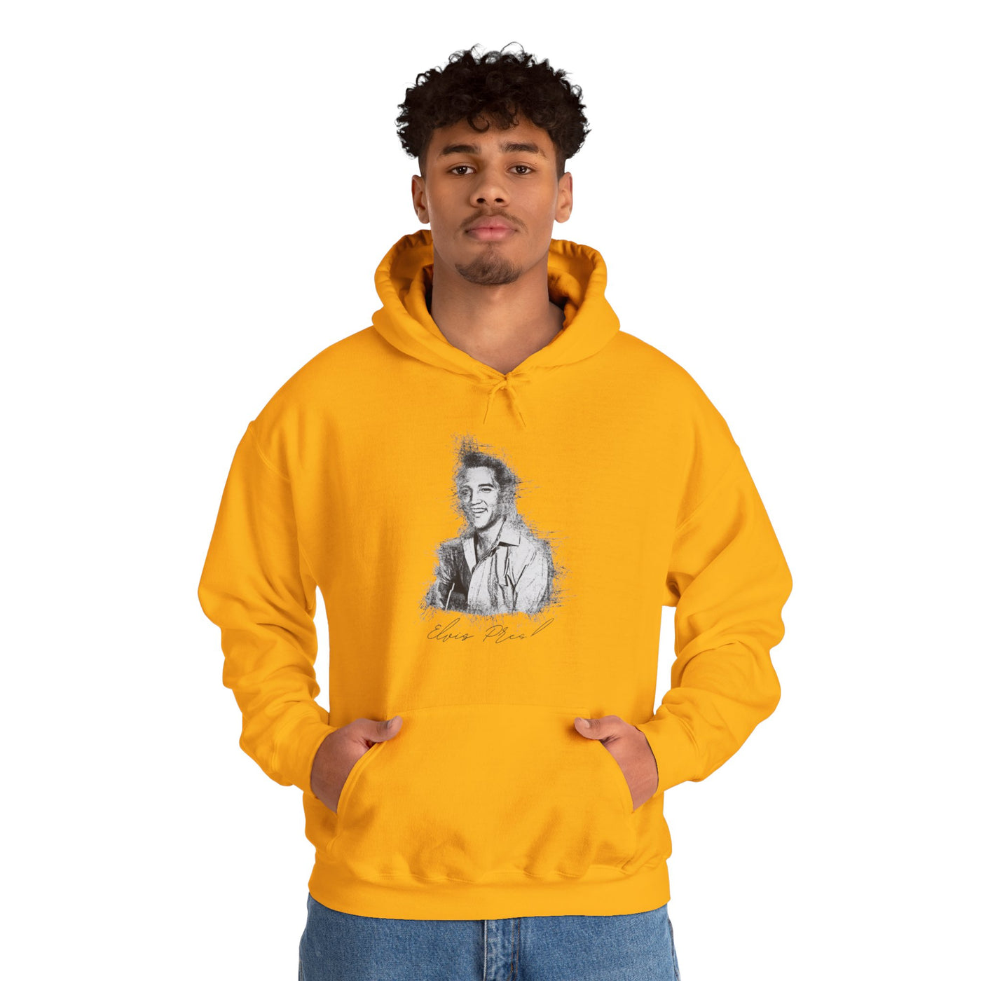 Hoodie Elvis Presley Inspired Vintage Design