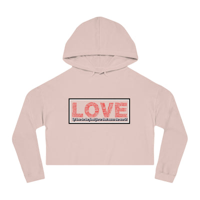 Love Crop Hoodie - Stylish & Cozy Streetwear for Casual Outings