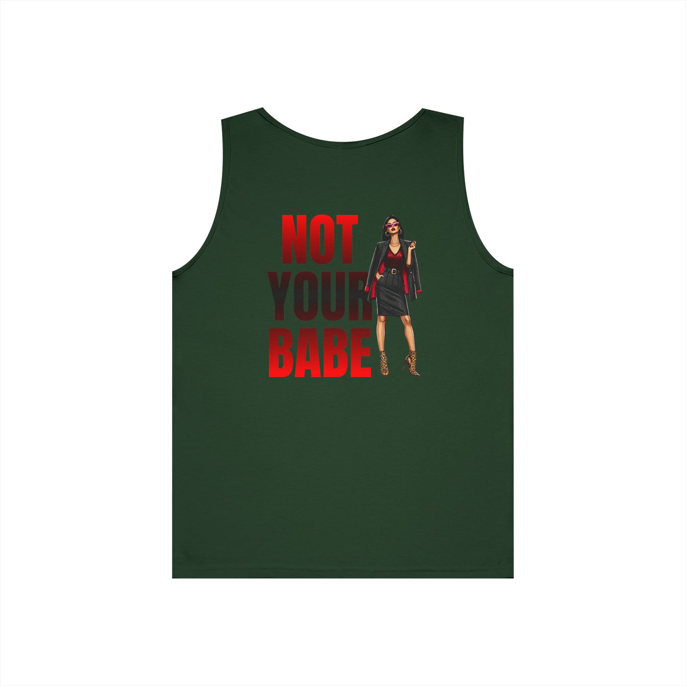Chic & Not Your Babe Graphic Tank Top