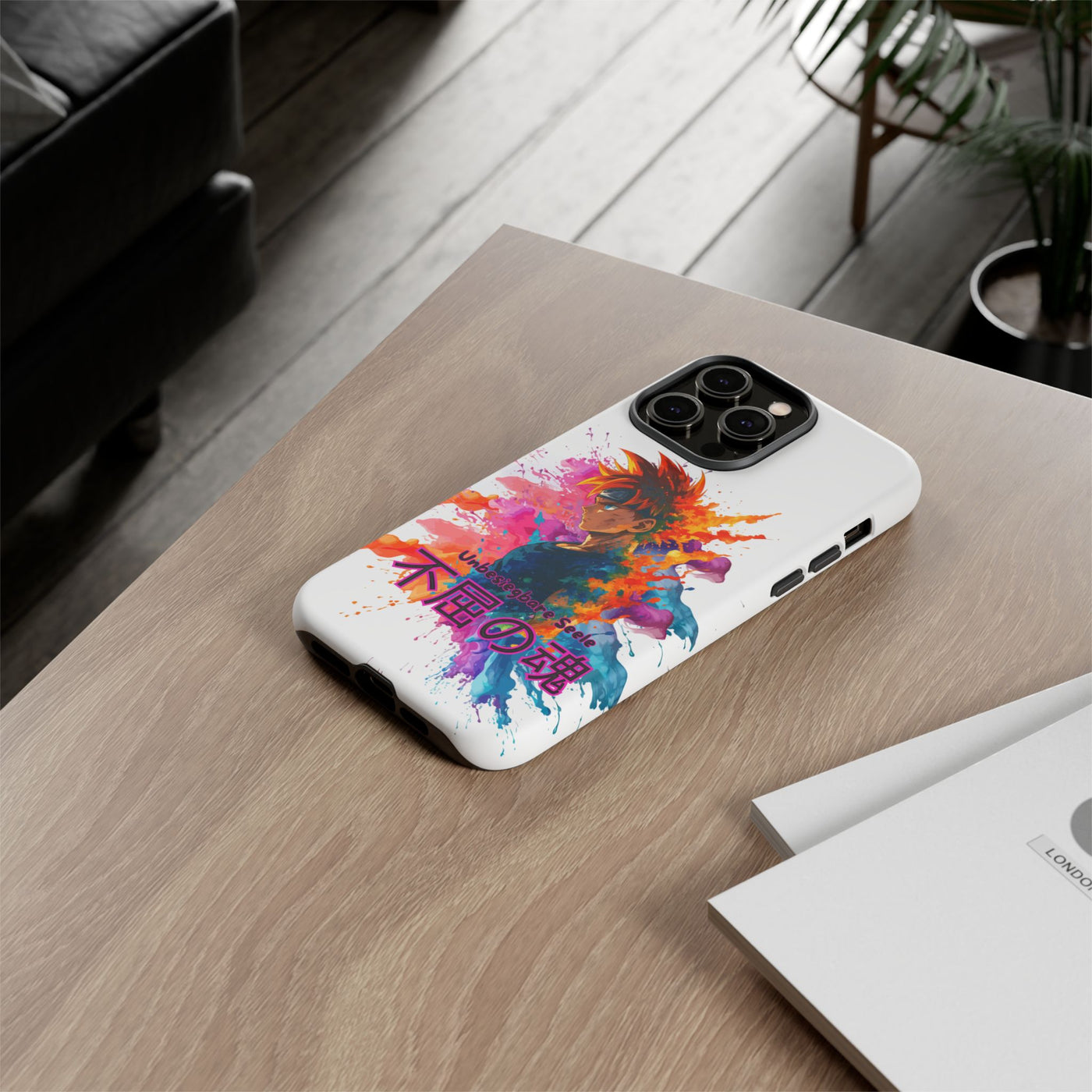 "unbesiegbare Seele" Tough Cases - Colorful Anime Phone Case Handyhülle