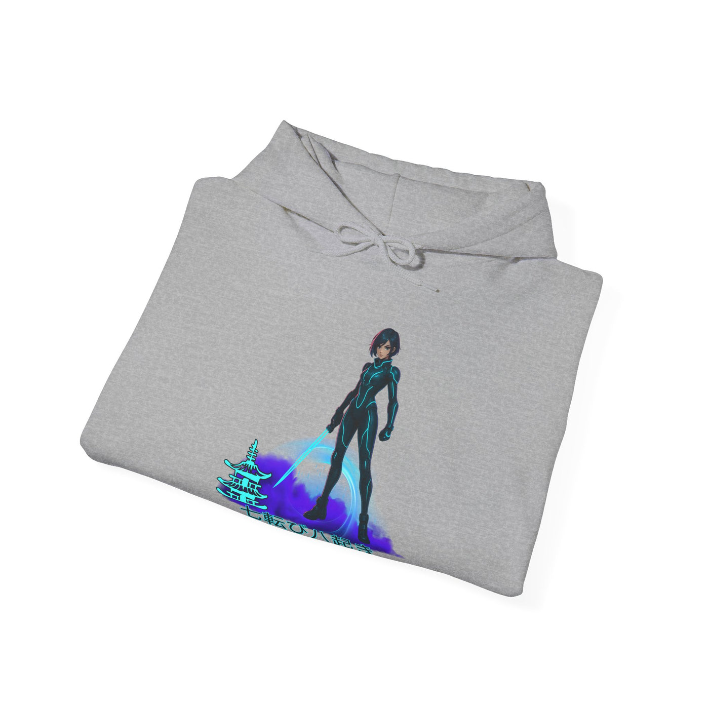 Hoodie  Anime "siebenmal hinfallen - achtmal aufstehen"