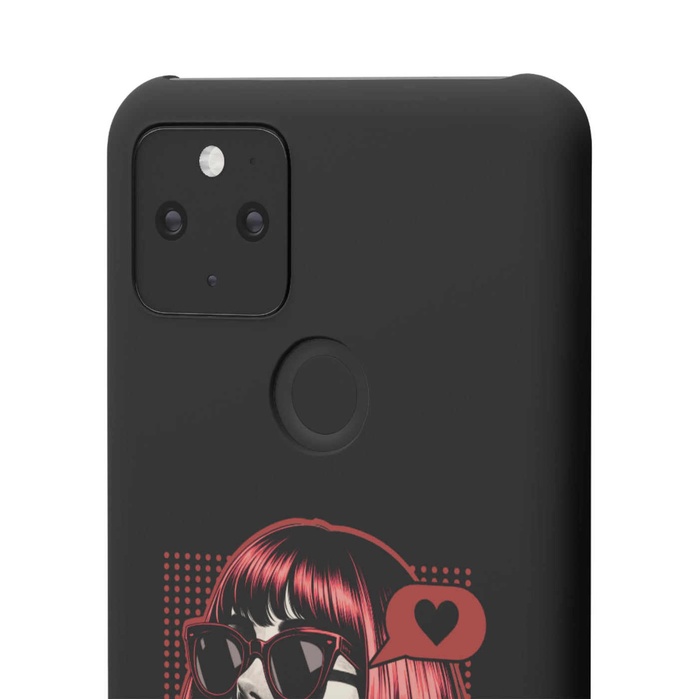 Retro Girl Snap Case Handyhülle