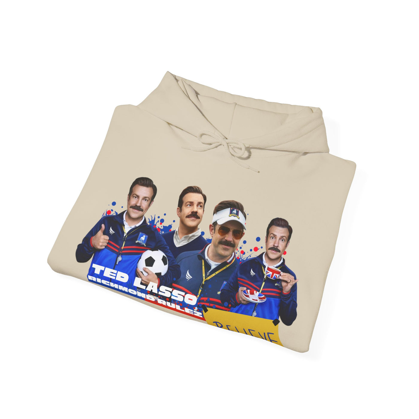 Ted Lasso "Believe" Hooded Sweatshirt - Unisex Heavy Blend™