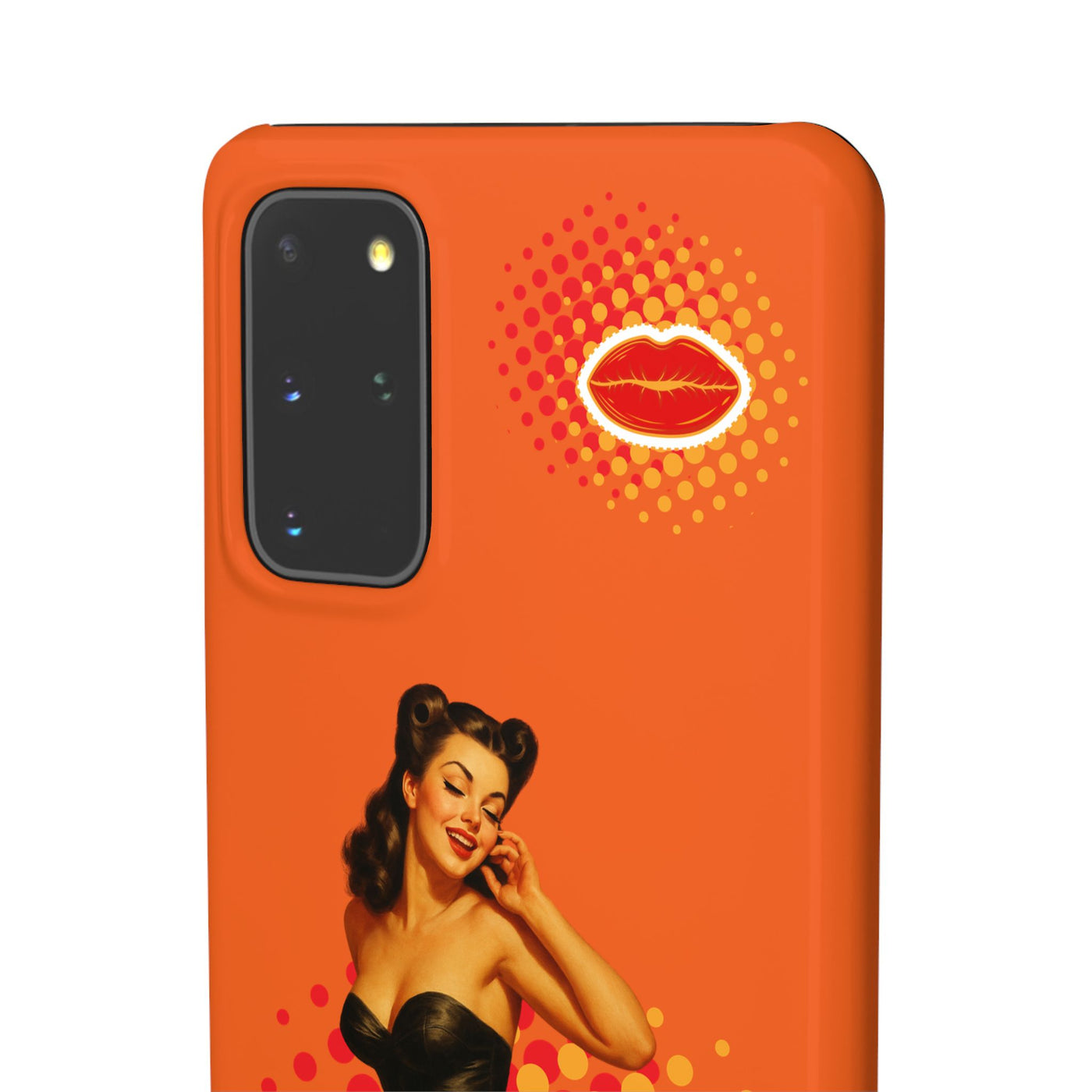 Retro Pin-Up - Handyhülle - Snap Case - Bold 'Wow' Design