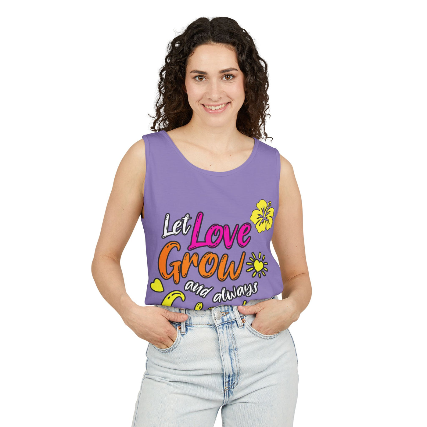 Tank Let Love Grow ... , Motivational Workout Shirt
