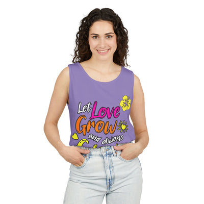 Tank Let Love Grow ... , Motivational Workout Shirt