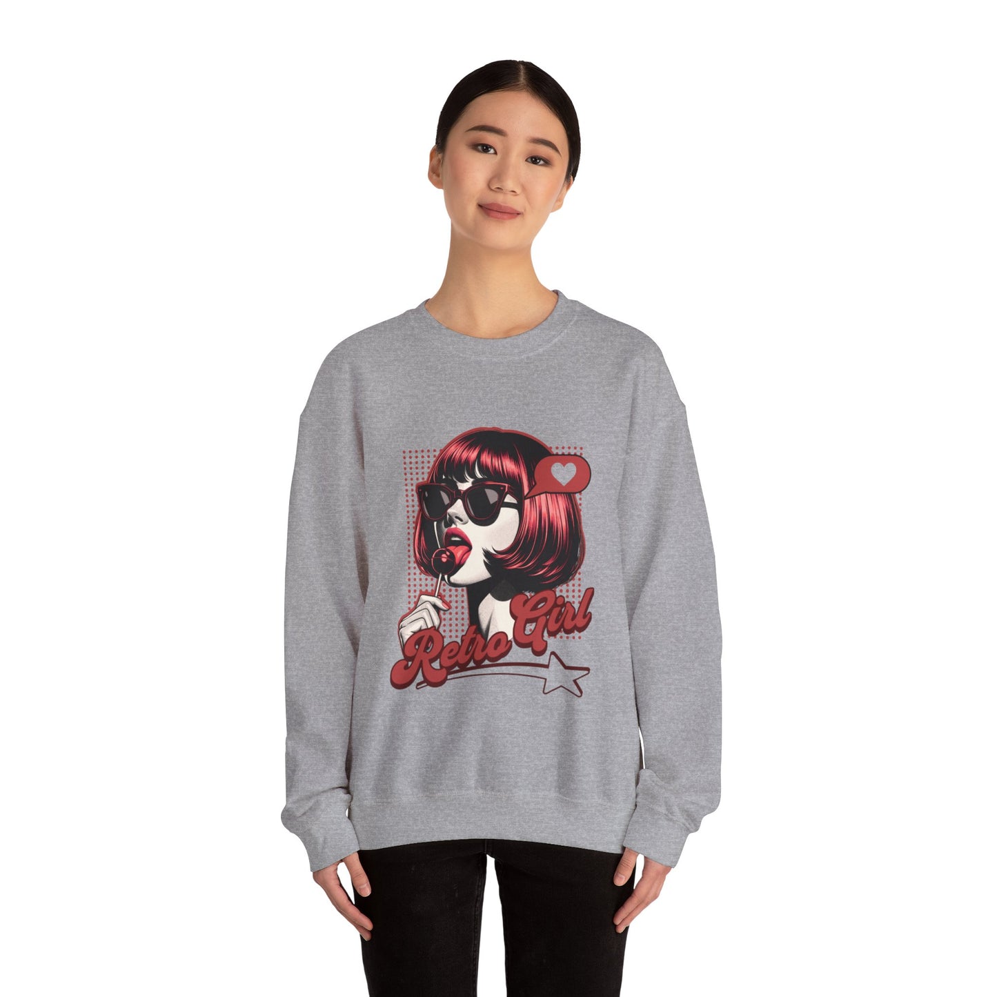 Retrogirl  Pop Art Women's Sweatshirt