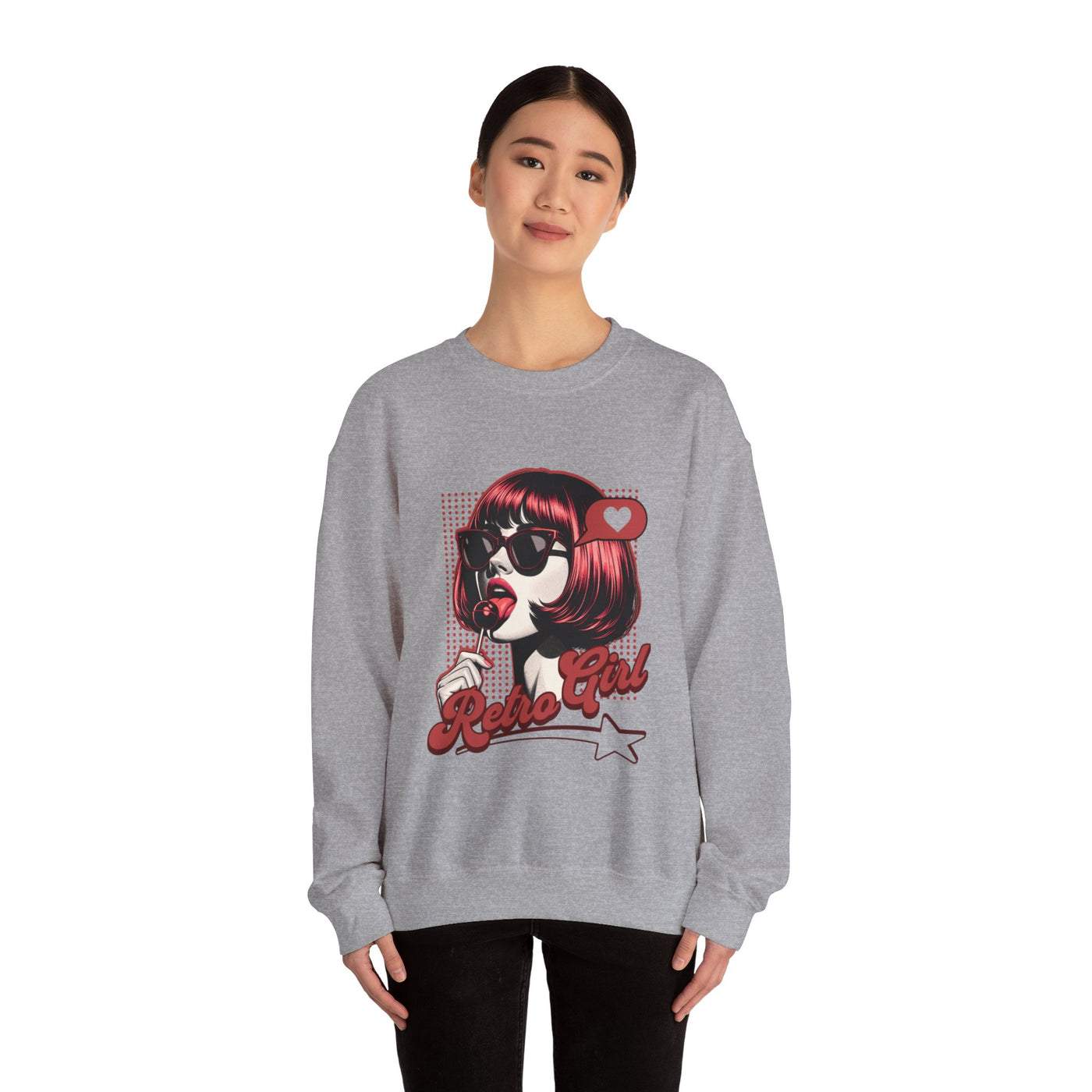 Retrogirl  Pop Art Women's Sweatshirt