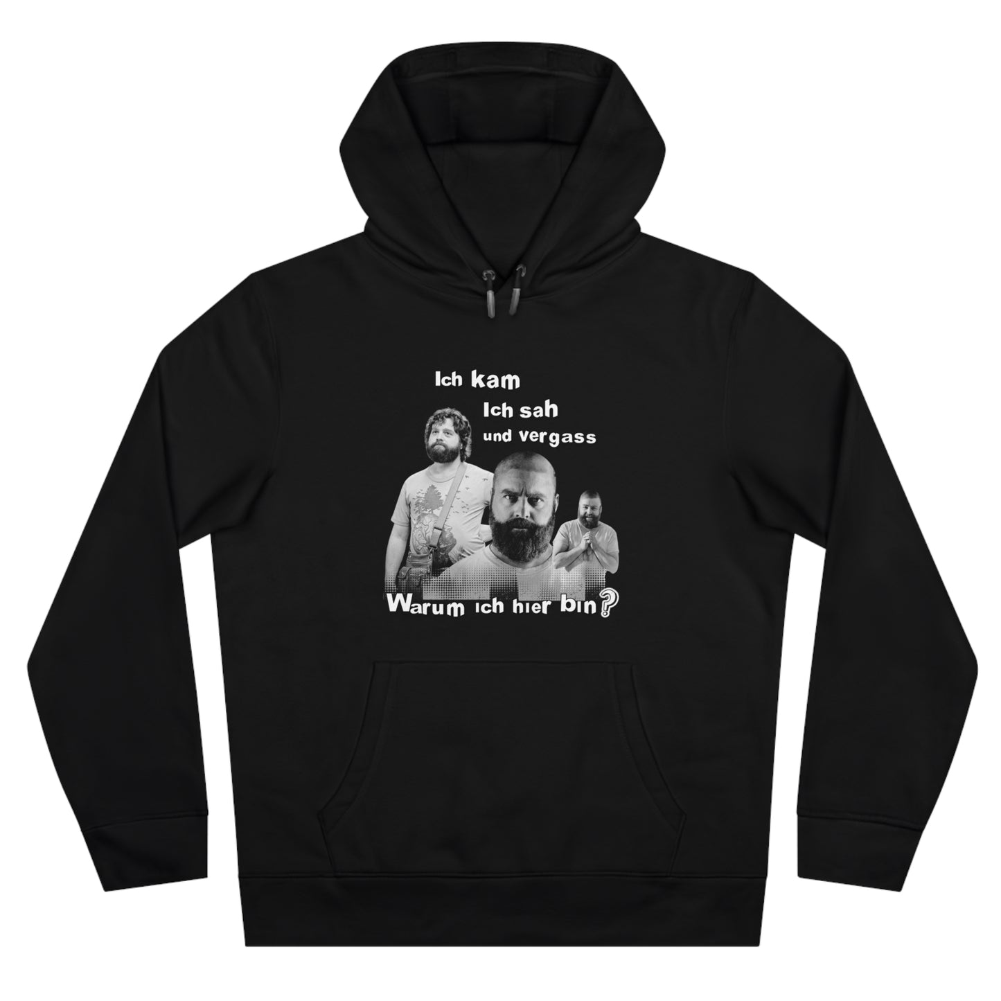 Hoodie Unisex Joke Alan Garner – I came, I saw, and I forgot – Why I am here!