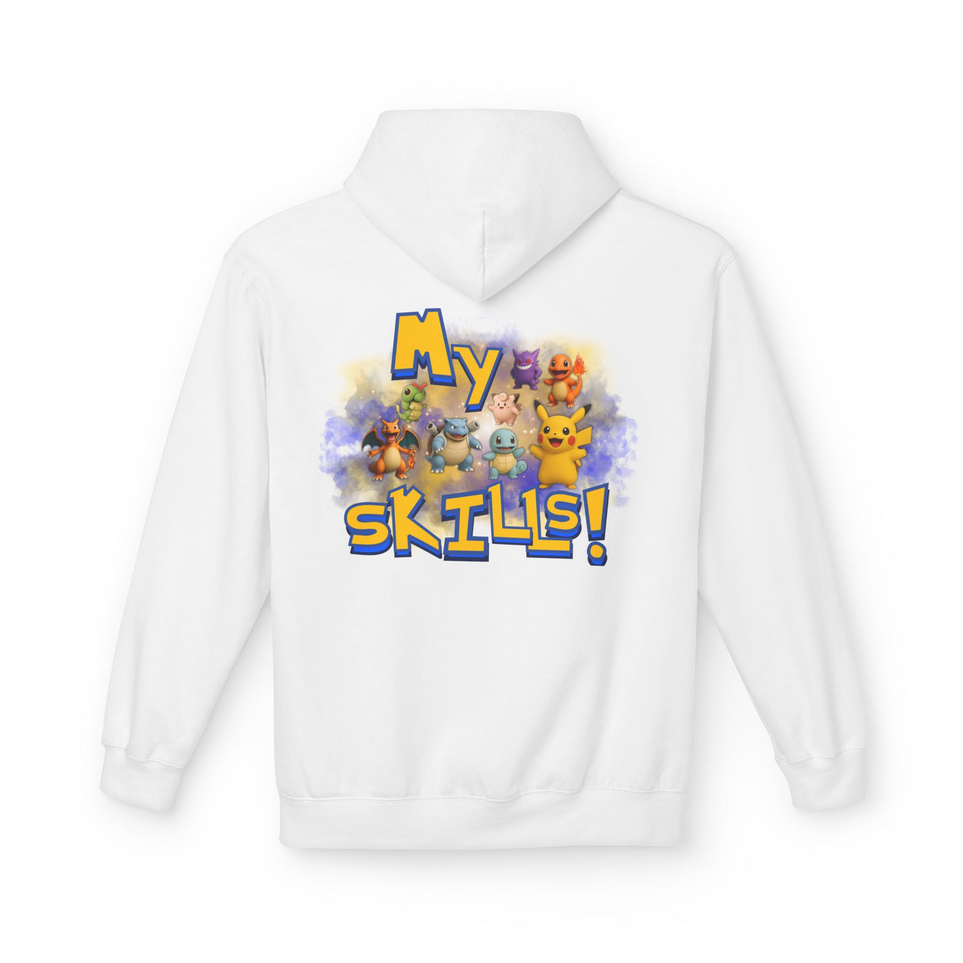Pokemon Skills Hoodie, Unisex Pokemon Sweatshirt, Cute Hoodie
