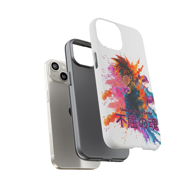 "unbesiegbare Seele" Tough Cases - Colorful Anime Phone Case Handyhülle