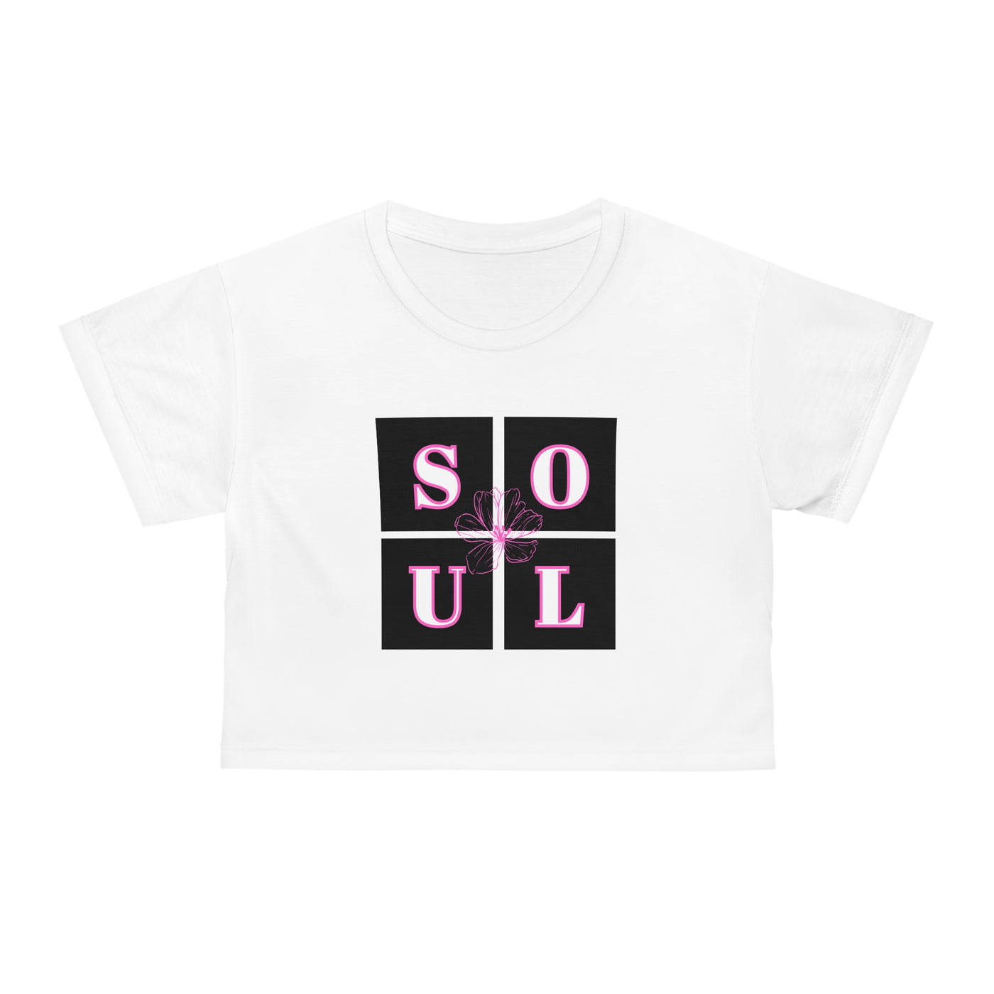 Soul Vibes Crop Tee - Stylish & Comfortable Top for Self-Expression