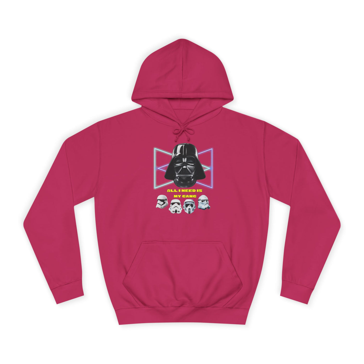 Star Wars unisex Hoodie - Darth Vader &amp; Stormtrooper Design All i need is my gang