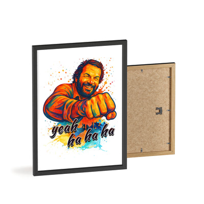 Funny Motivational Poster with Bud Spencer – 'Yeah Ha Ha Ha' 