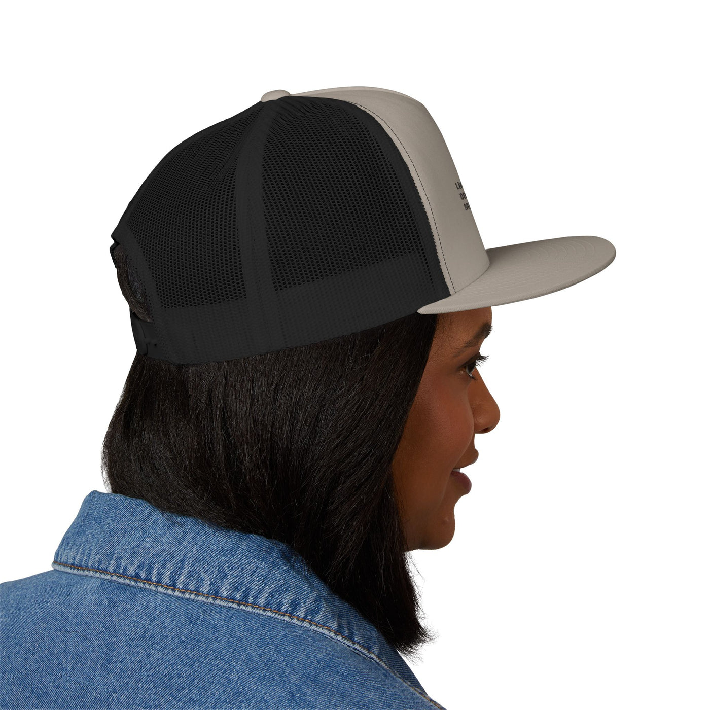 Mesh Cap Trucker Cap saying with limited edition with surprise effect