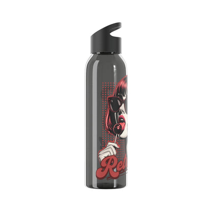 Retro Girl Stainless Steel Water Bottle, Sport Hydration, Wasserflasche