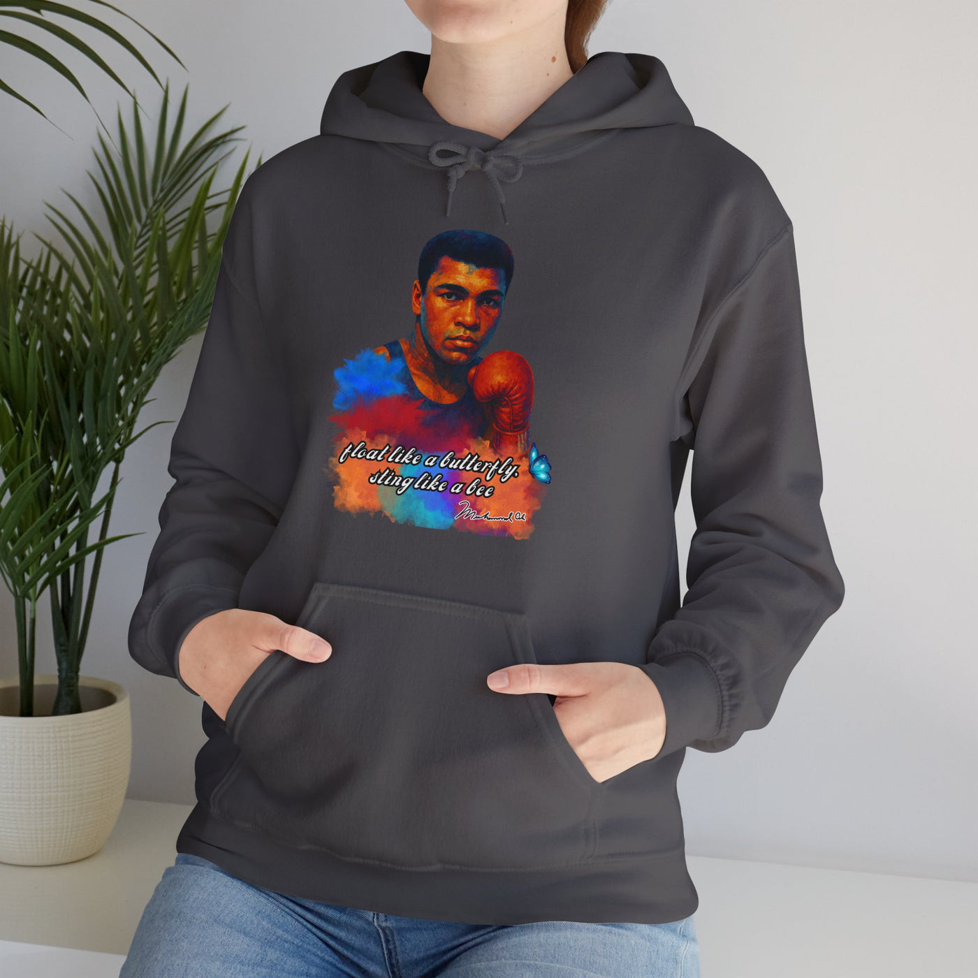 Inspirational Muhammad Ali Hoodie - Unisex Float like a butterfly and sting like a bee