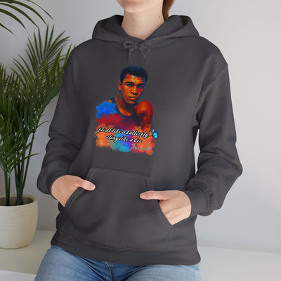 Inspirational Muhammad Ali Hoodie - Unisex Float like a butterfly and sting like a bee