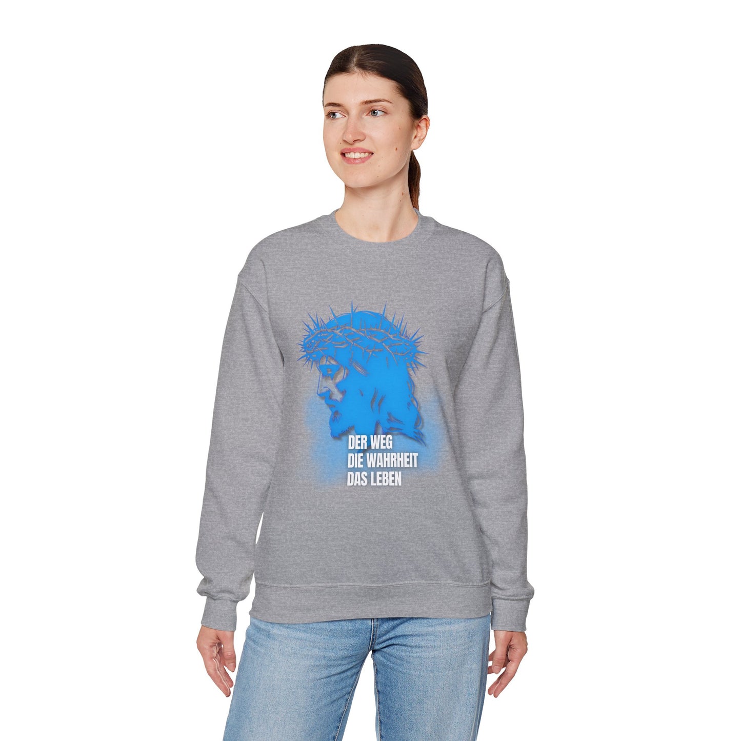 Sweatshirt Jesus "Der Weg - Die Wahrheit - Das Leben"