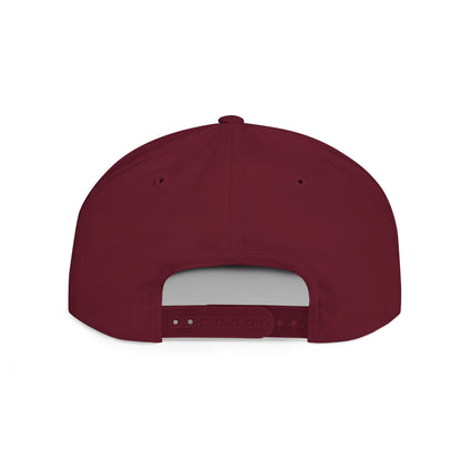 Oldschool Vibes Flat Bill Snapback Cap | Retro Style Hat for Casual Wear